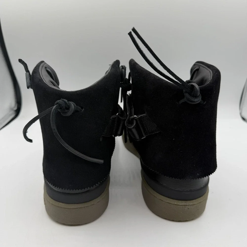 Adidas Forum Hi Moc Shoes Mens Sz 9.5 Black‎ Clay Suede Sneakers B27670